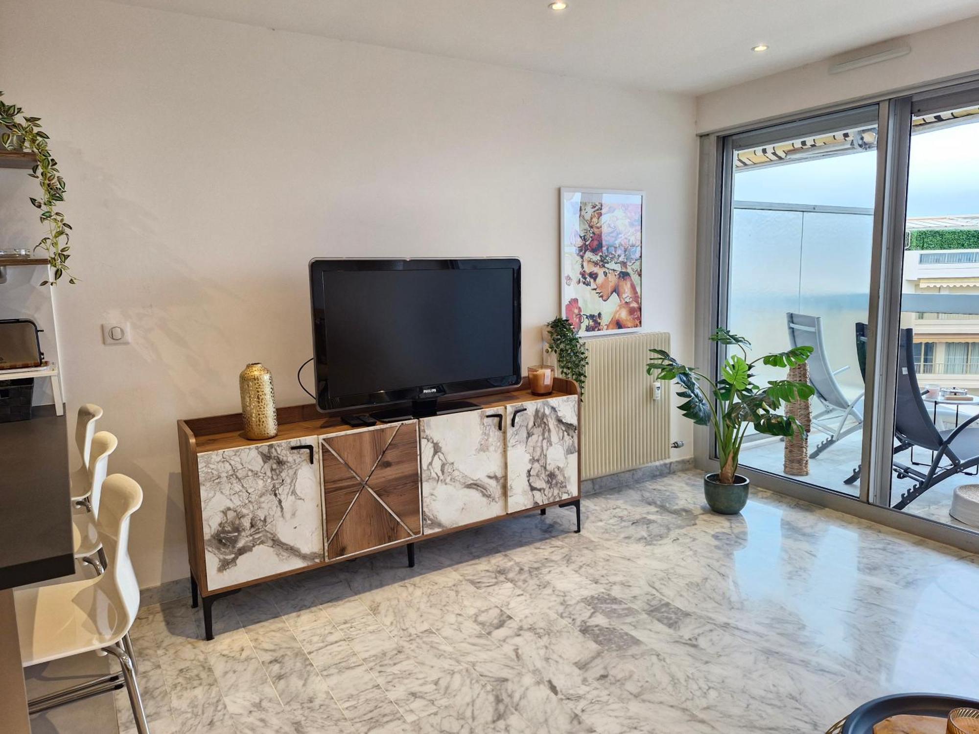 Sunny And Cosy Sea View Studio أنتيب المظهر الخارجي الصورة